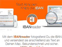 Tablet Screenshot of iban-reader.com